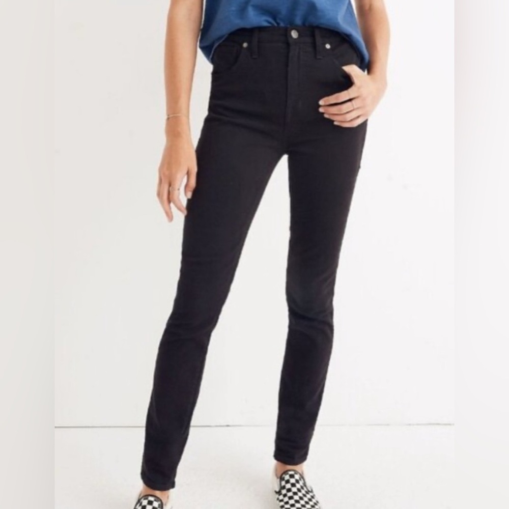 Madewell Size 29 Women's Black 10" High Rise Skinny Jeans